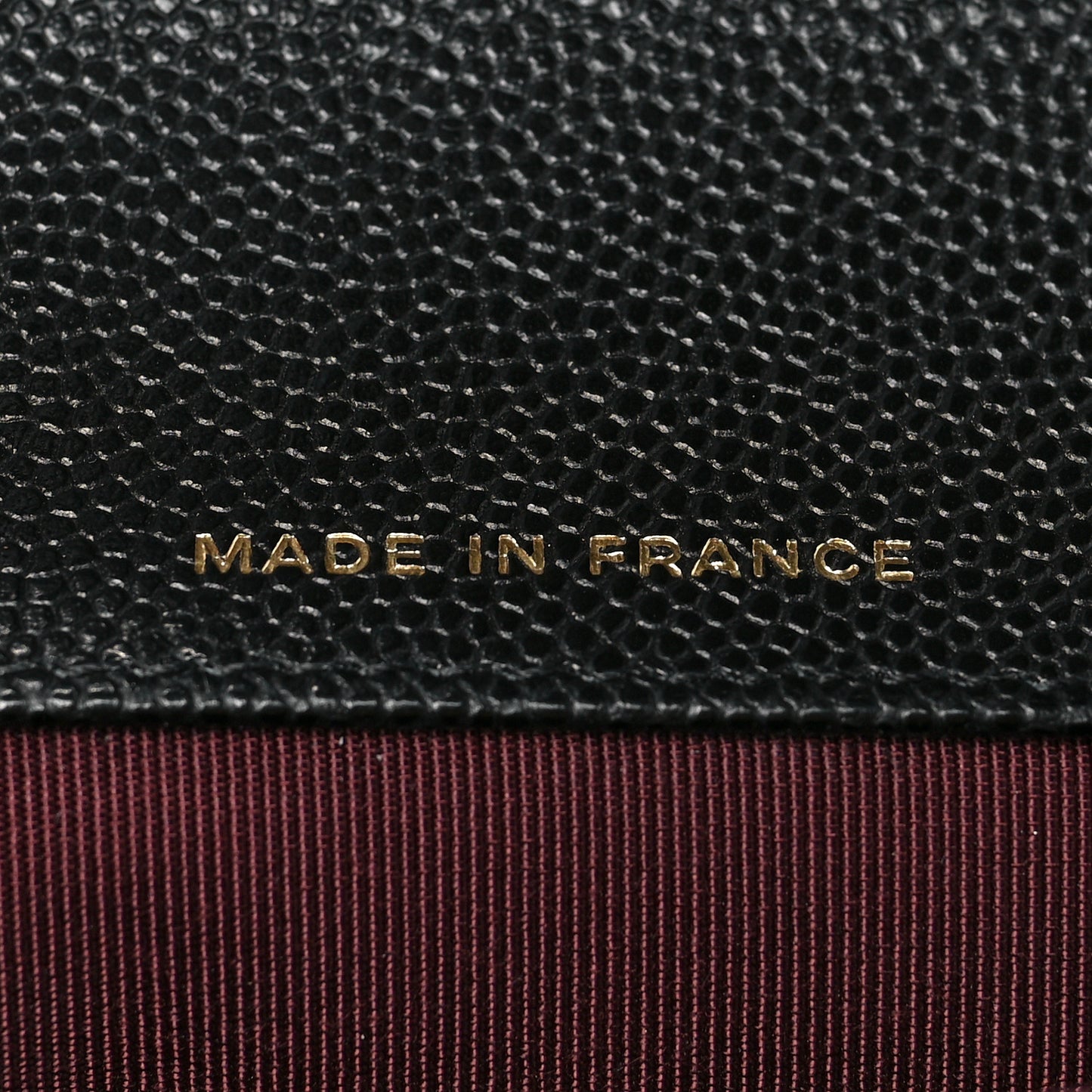 Caviar Quilted Glasses Case With Chain Black