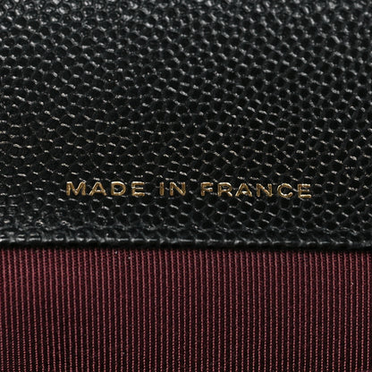 Chanel Caviar Quilted Glasses Case With Chain Black 7 of 9