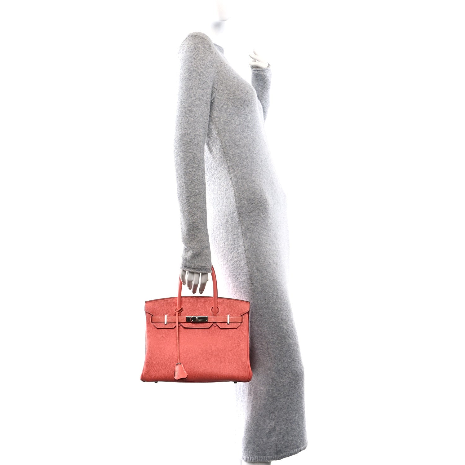 Hermes Togo BIRKIN 30 Crevette 2 of 12