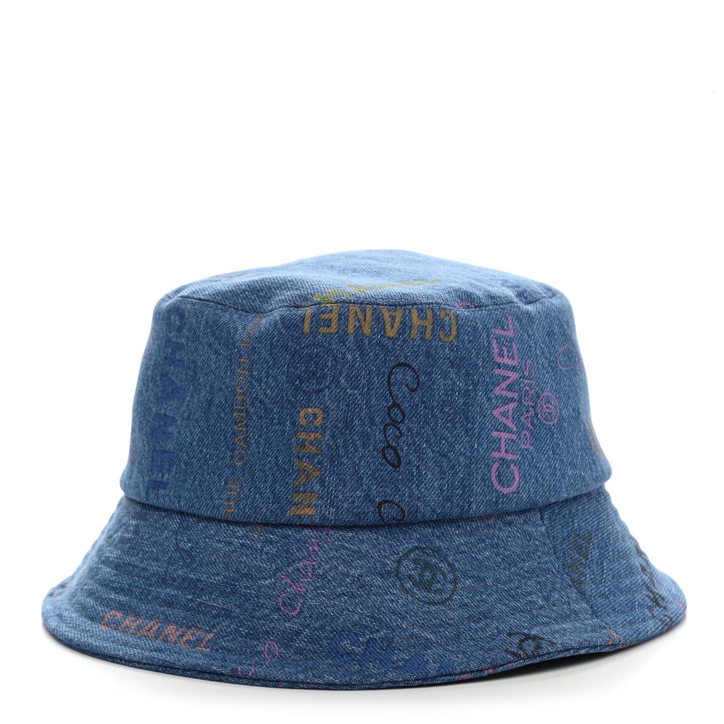 Denim Mood Cloche Bucket Hat M Blue