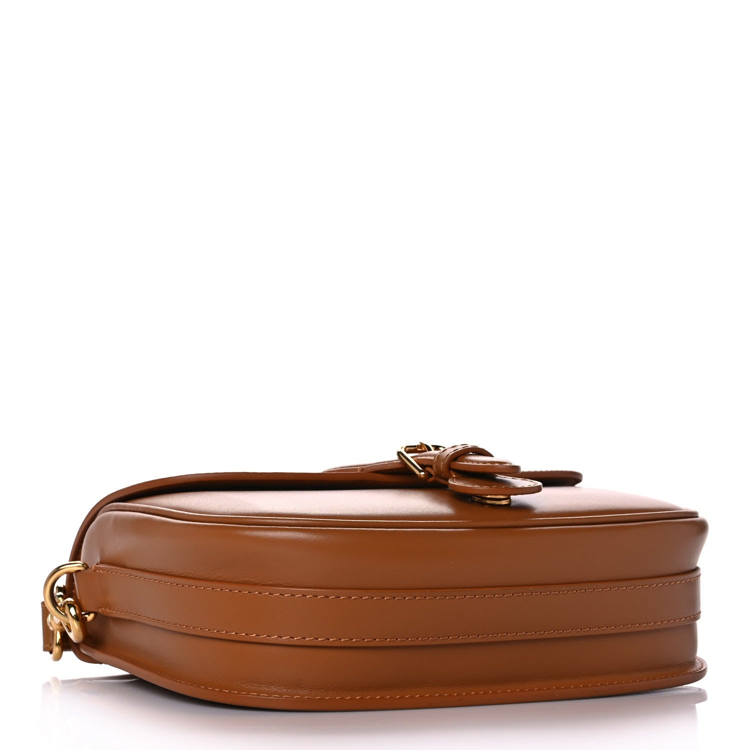 Christian Dior Box Calfskin Medium Bobby Flap Dark Tan 4 of 10