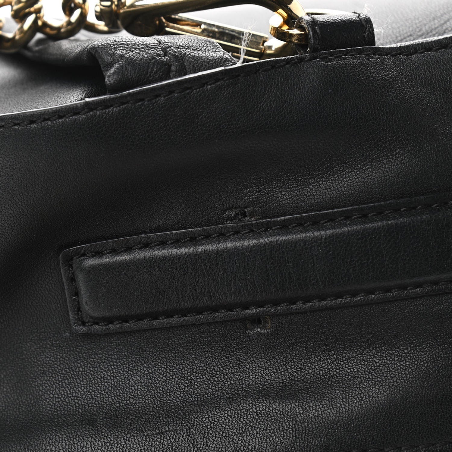 Versace Calfskin Palazzo Medusa Chain Backpack Black 16 of 16