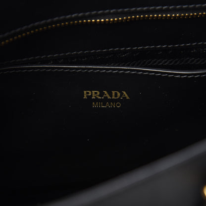 Prada Saffiano Soft Calfskin Small Zippered Tote Black 6 of 12