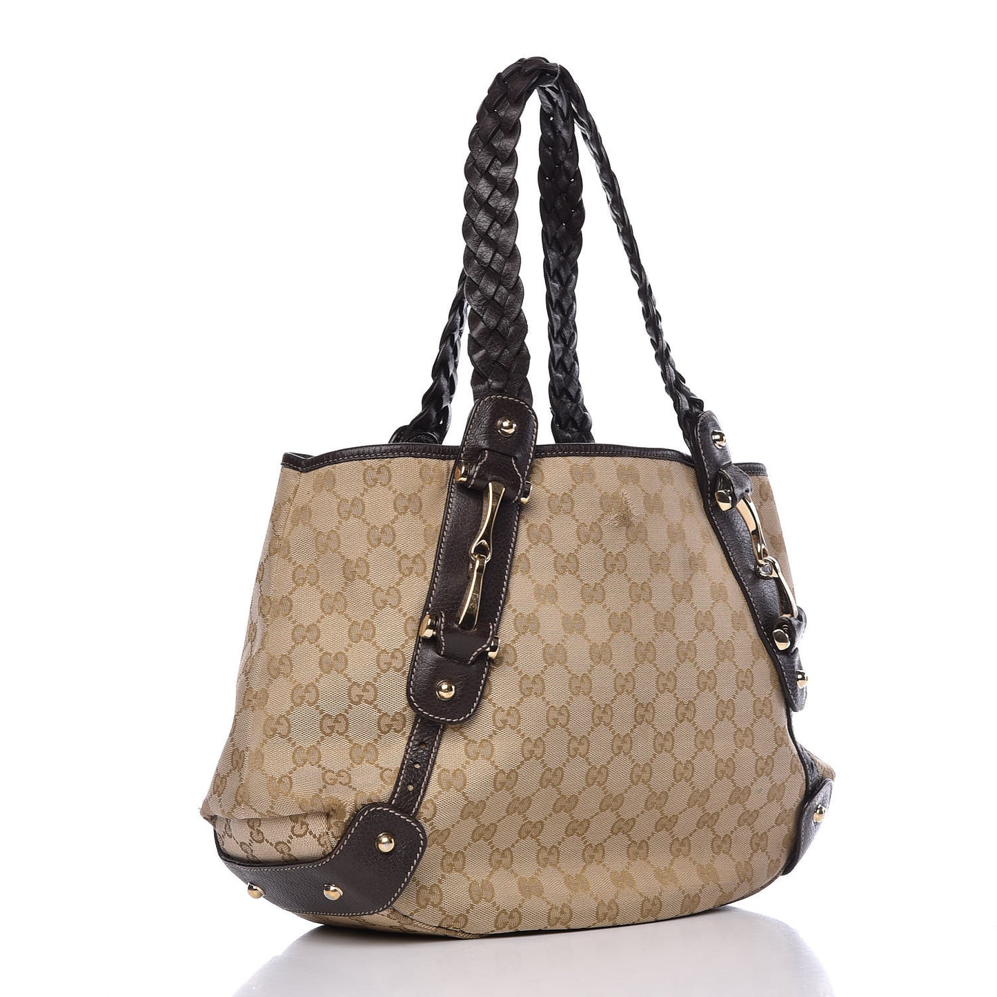 Monogram Small Pelham Shoulder Bag Dark Brown