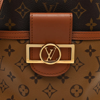 Louis Vuitton Reverse Monogram Dauphine Hobo PM 7 of 9