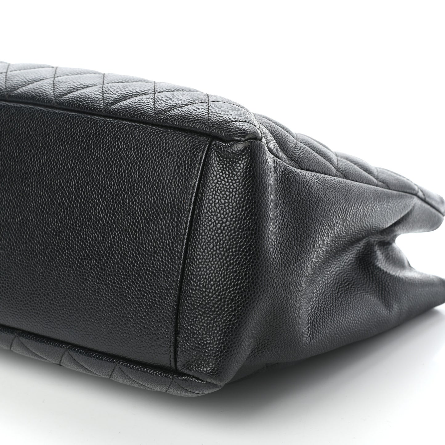 Caviar Quilted Grand Shopping Tote GST Black