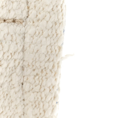 Celine Canvas Calfskin Stripe Triomphe Small Cabas Thais White Blue 10 of 11