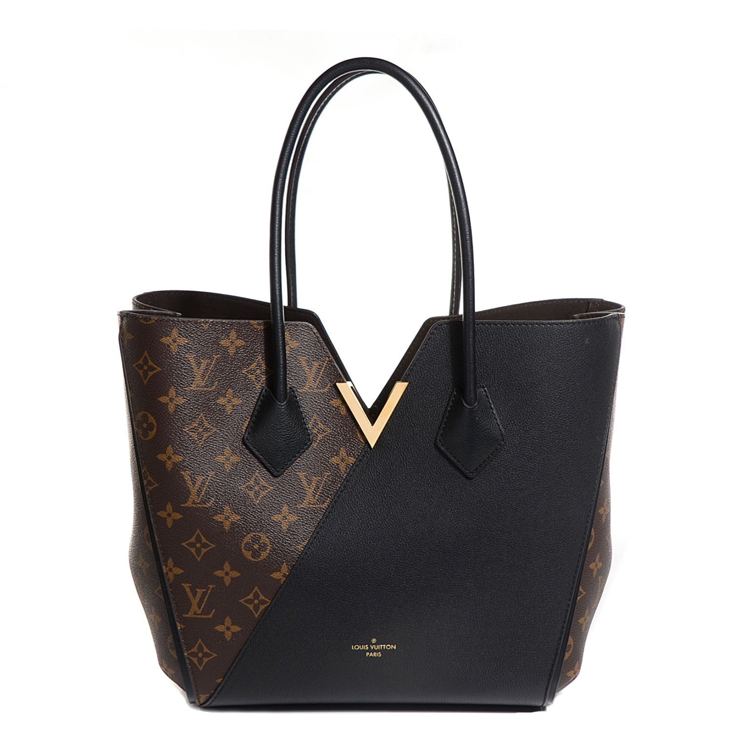 Calfskin Monogram Kimono Tote Black