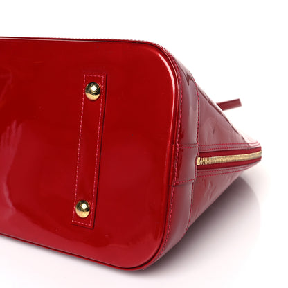 Louis Vuitton Vernis Alma MM Pomme D'Amour 8 of 8