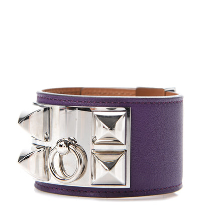 Hermes Swift Collier de Chien CDC Bracelet S Ultraviolet 1 of 6