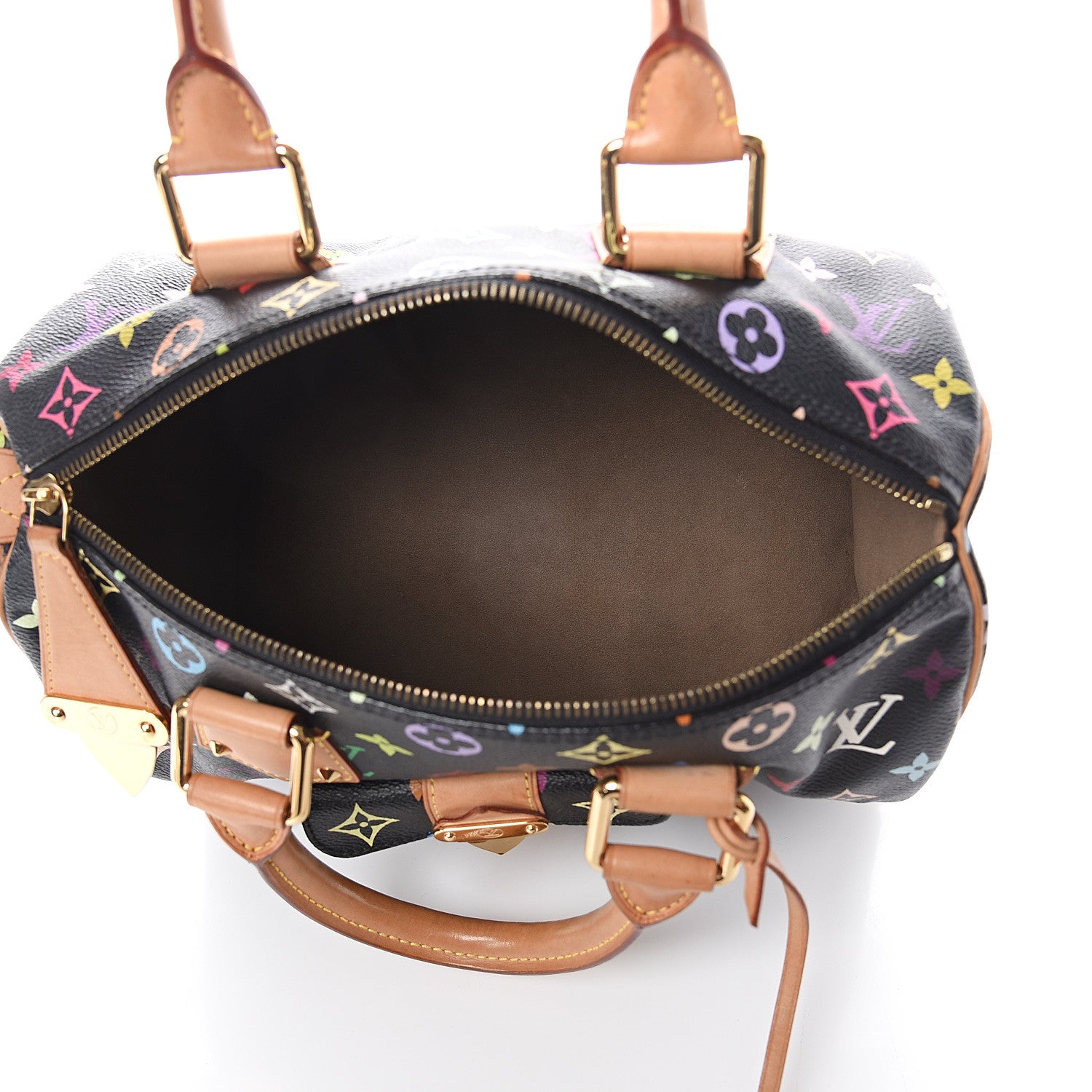 Louis Vuitton Monogram Multicolor Speedy 30 Black 4 of 7