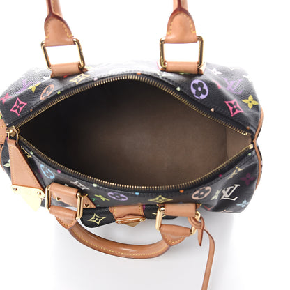 Louis Vuitton Monogram Multicolor Speedy 30 Black 4 of 7