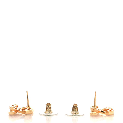 Chanel Metal Obazine CC Earrings Gold 3 of 6