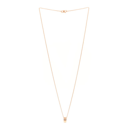 Louis Vuitton 18K Pink Gold Empreinte Pendant Necklace 3 of 5