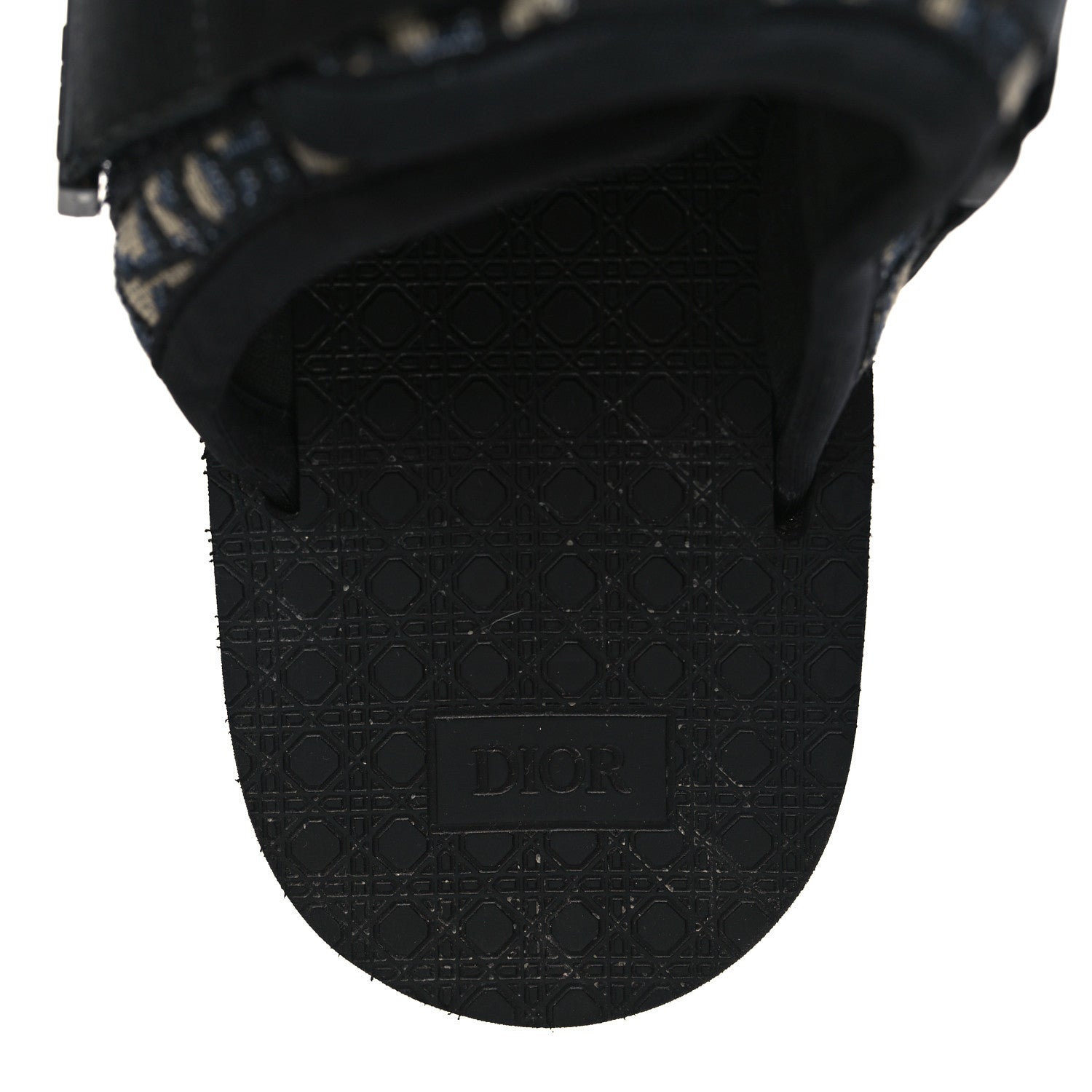 Christian Dior Oblique Jacquard Mens Alpha Sandals 43 Beige Black 6 of 8