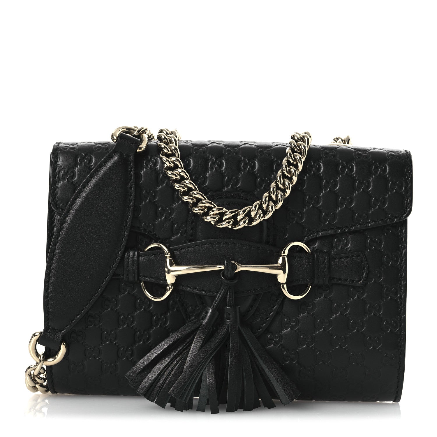 Gucci Microguccissima Mini Emily Shoulder Bag Black 8 of 10