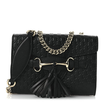 Gucci Microguccissima Mini Emily Shoulder Bag Black 8 of 10