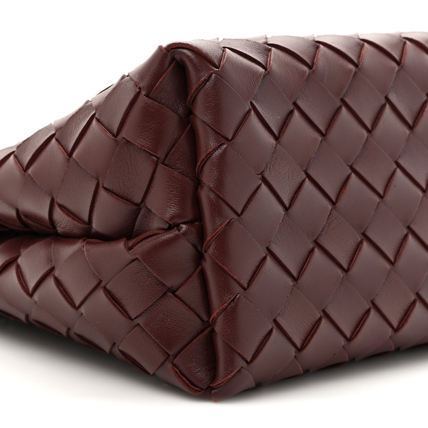 Bottega Veneta Nappa Intrecciato Small Andiamo With Chain Shoulder Bag Madder Brown 9 of 9