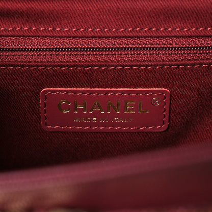 Chanel Caviar Quilted Medium Business Affinity Flap Burgundy 6 of 10