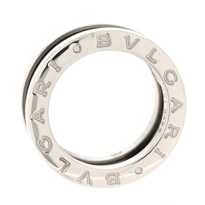 Bulgari Sterling Silver Ceramic Save The Children One-Band Ring 48 4.5 4 of 8