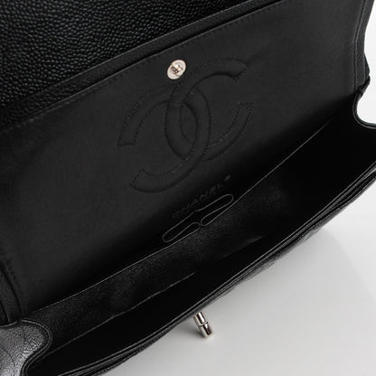Chanel Caviar Quilted Medium Double Flap Black 8 of 8