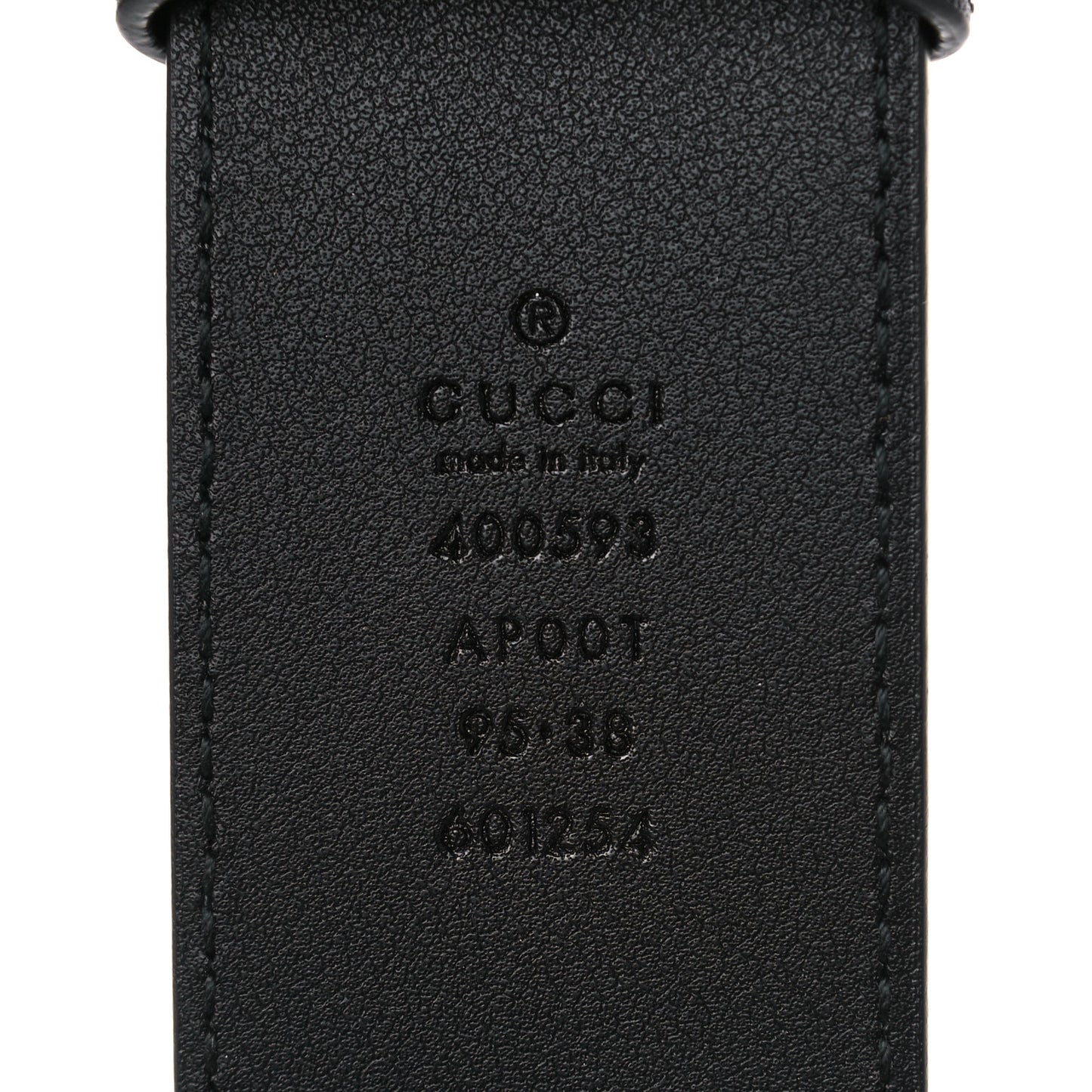 Calfskin Double G 40mm Belt 95 38 Black