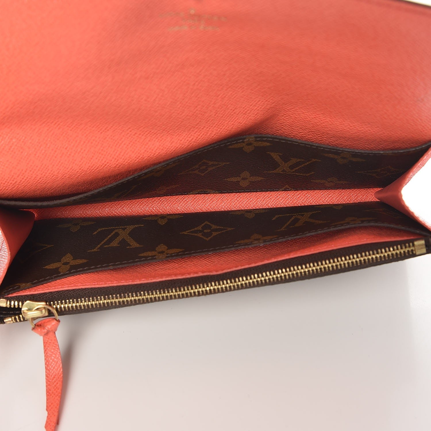Louis Vuitton Monogram Emilie Wallet Poppy 5 of 8