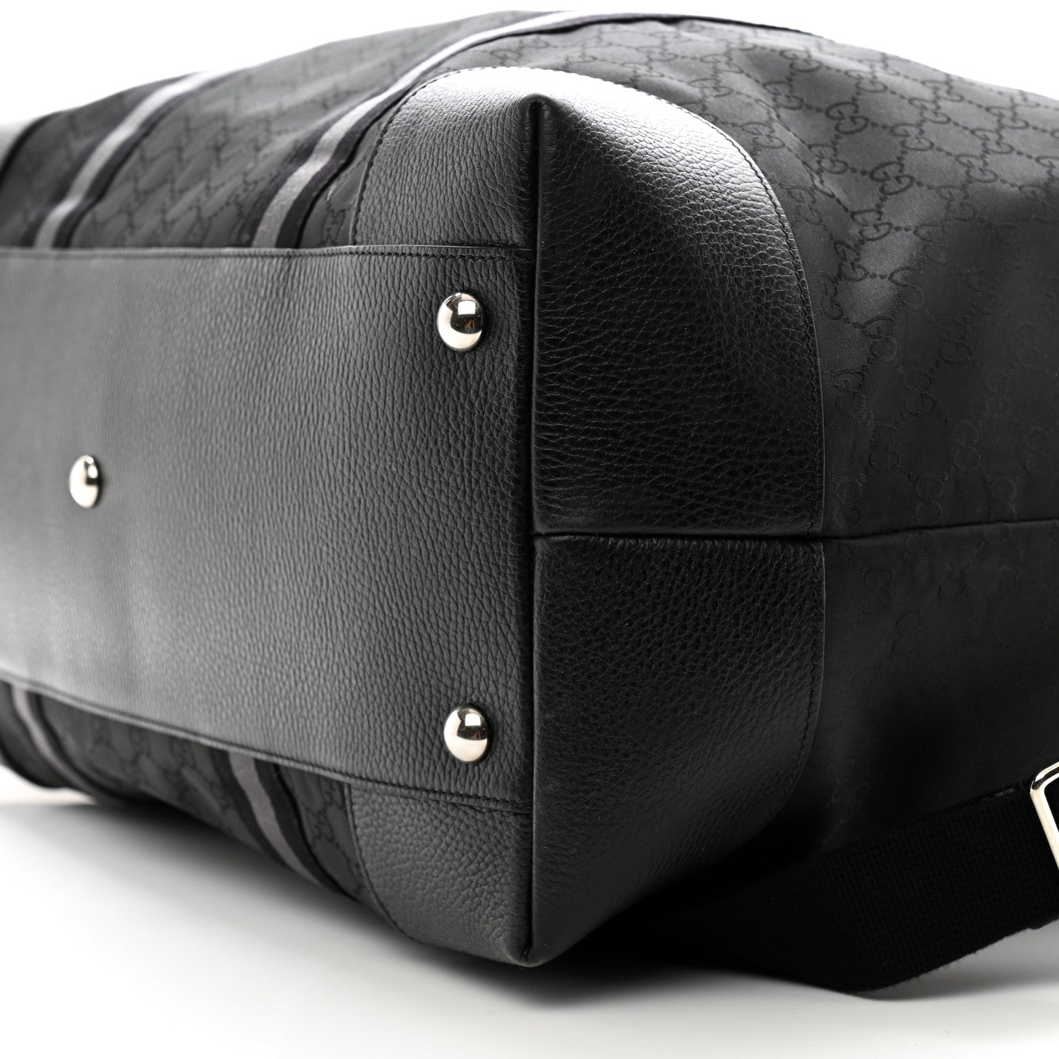 Gucci Nylon Monogram XL Duffle Bag Black 9 of 11