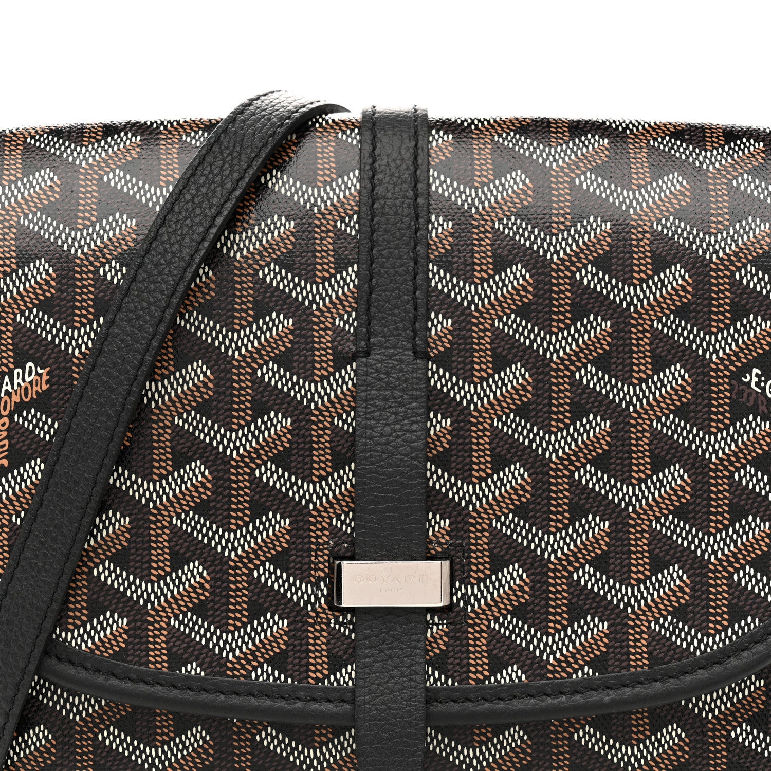 Goyard Goyardine Belvedere II PM Messenger Bag Black 7 of 11