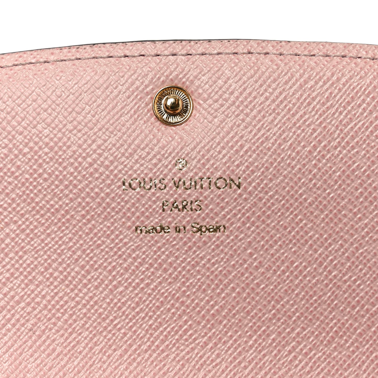 Monogram Emilie Wallet Rose Ballerine