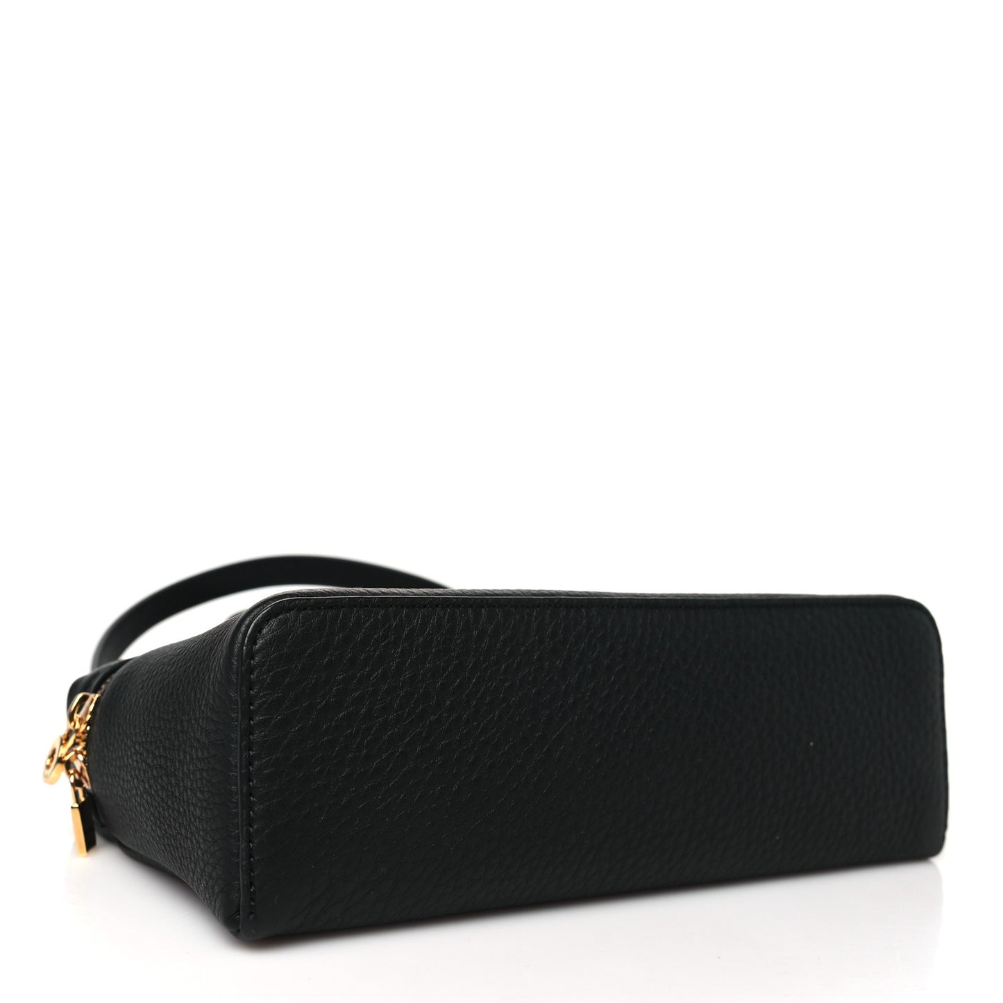 Grained Calfskin L19 Extra Pocket Pouch Black