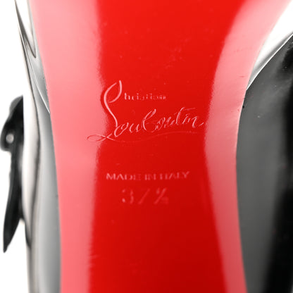 Christian Louboutin Patent Movida Jane 130 Platform Pump 37.5 Black 7 of 8