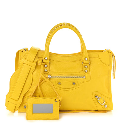 Balenciaga Agneau Classic Silver Hardware City S Jaune Soleil 1 of 9