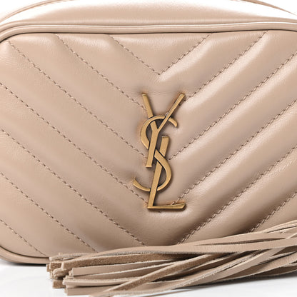 Saint Laurent Calfskin Matelasse Monogram Lou Belt Bag Latte 8 of 10