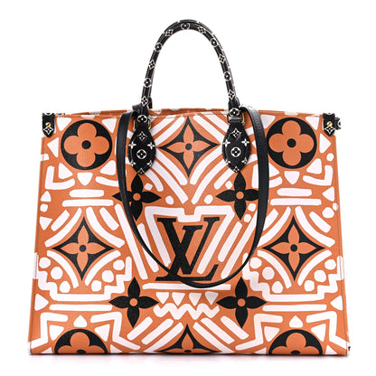 Louis Vuitton Monogram Giant Crafty Onthego GM Crème Caramel 1 of 14