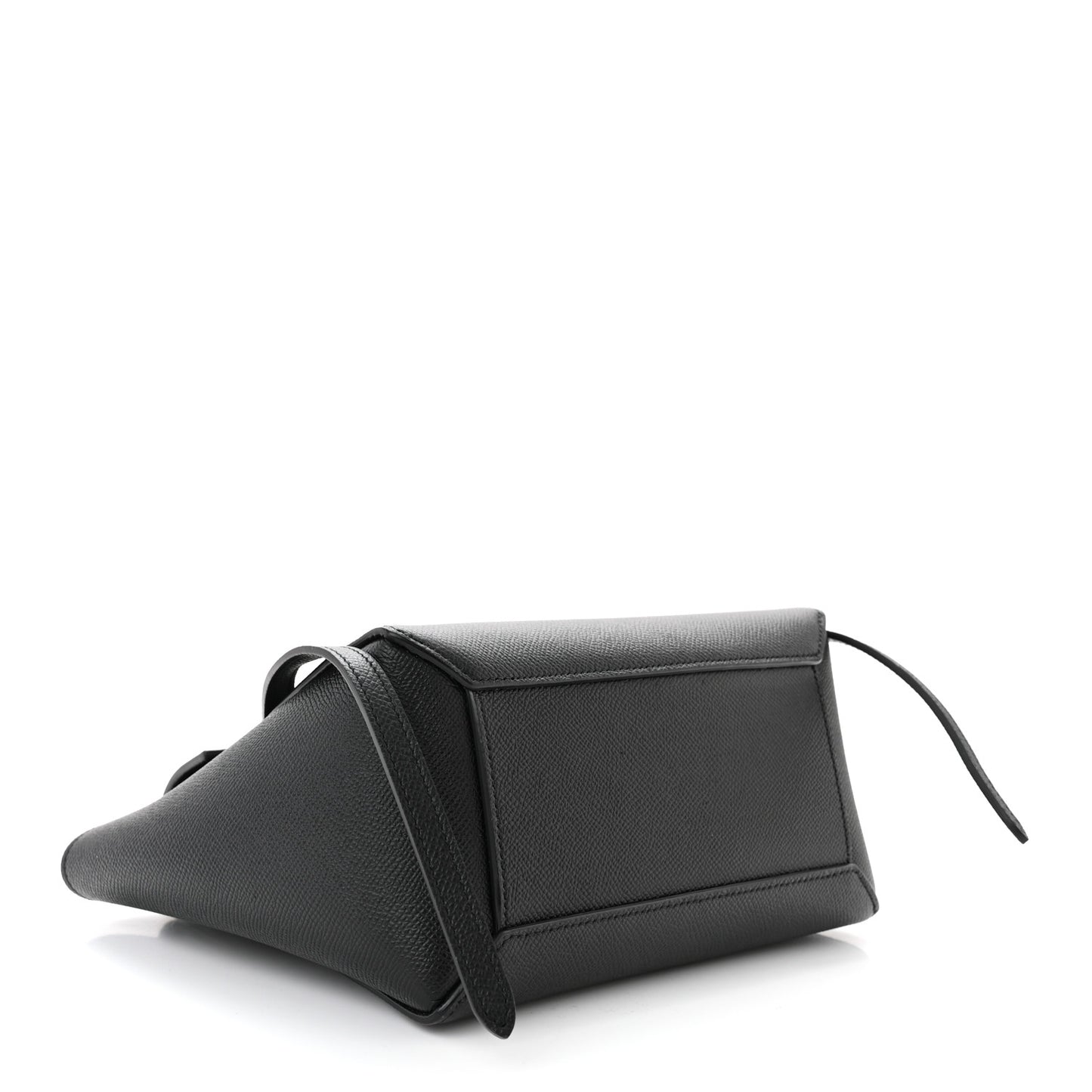 Grained Calfskin Nano Belt Bag Black