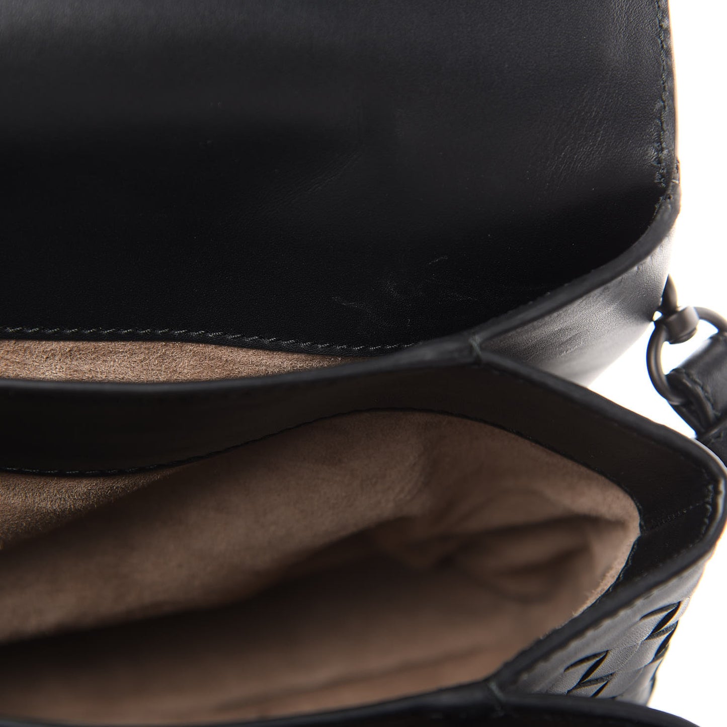 Nappa Small Piazza Bag Black