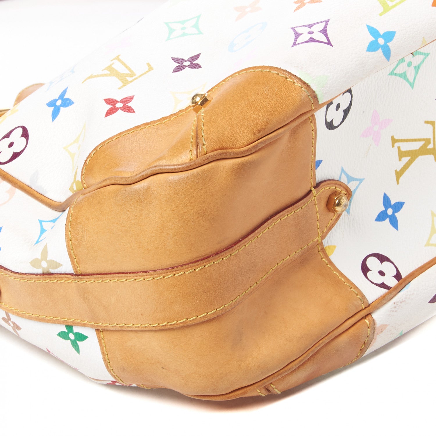 Louis Vuitton Monogram Multicolor Greta White 6 of 8