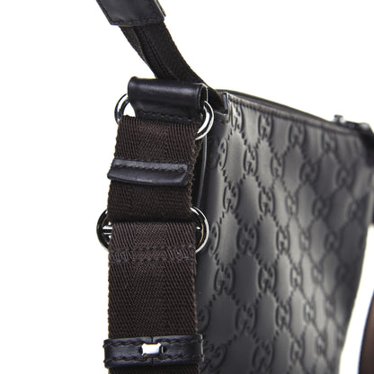 Gucci Guccissima Mini Messenger Bag Dark Brown 14 of 16