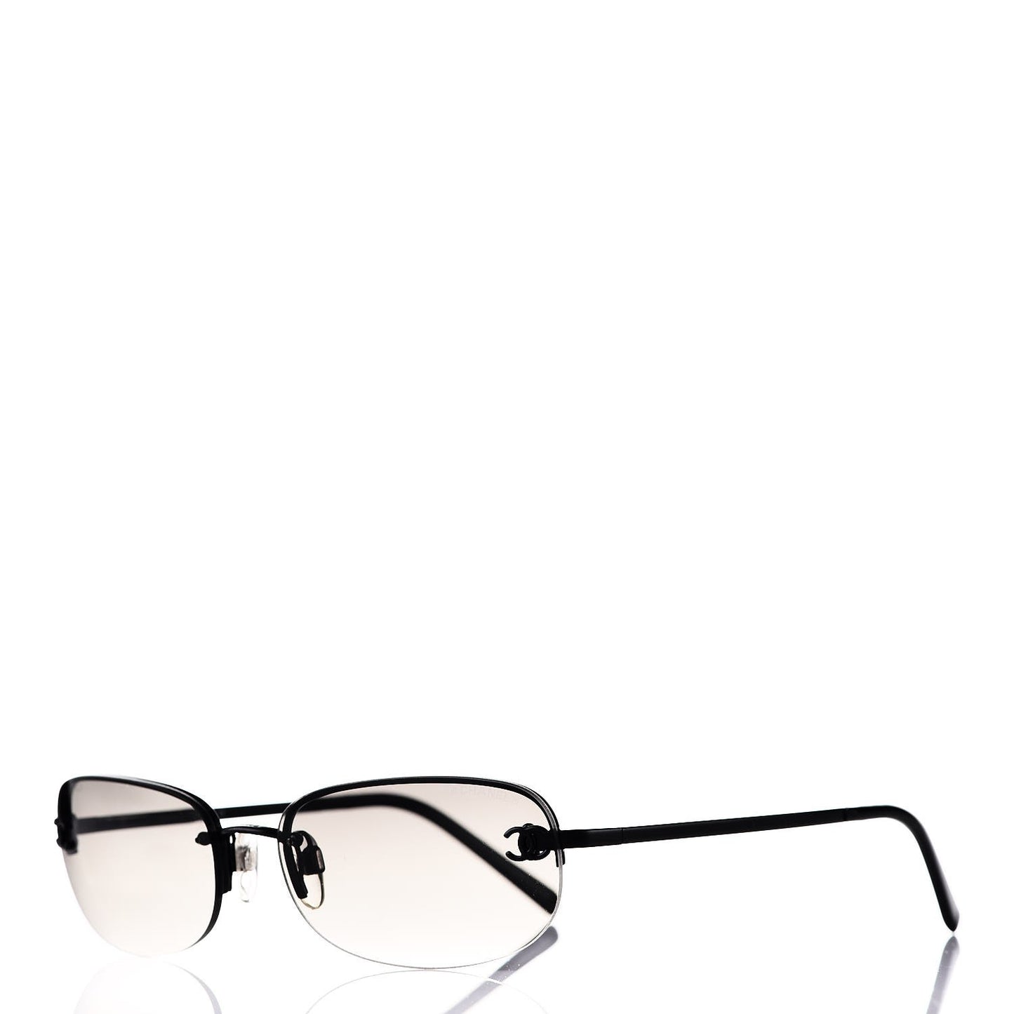 Metal CC Frameless Sunglasses 4099 Black