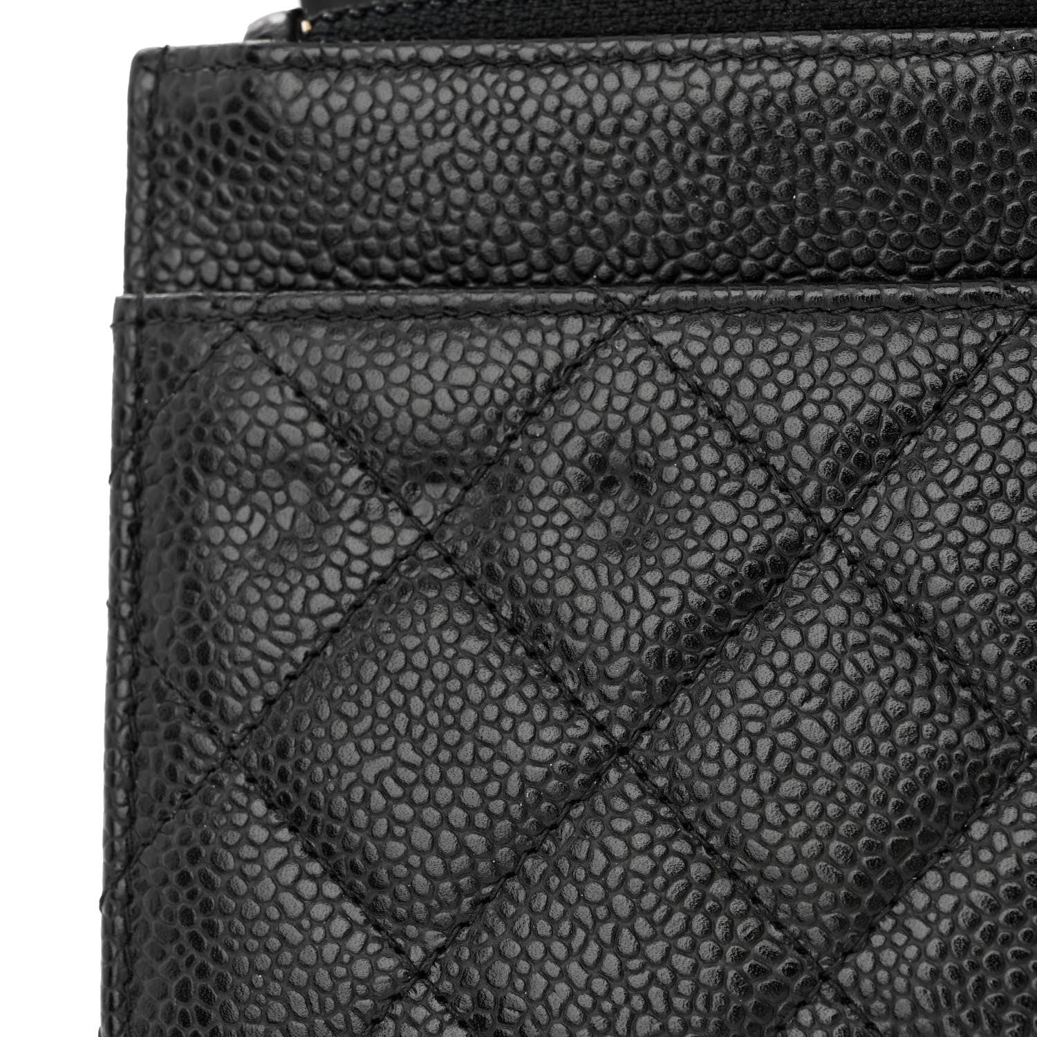 Chanel Caviar Quilted Wallet on Chain WOC Black 12 of 14