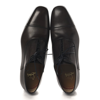 Christian Louboutin Calfskin Mens Greghost Oxfords 43 Brown 2 of 8