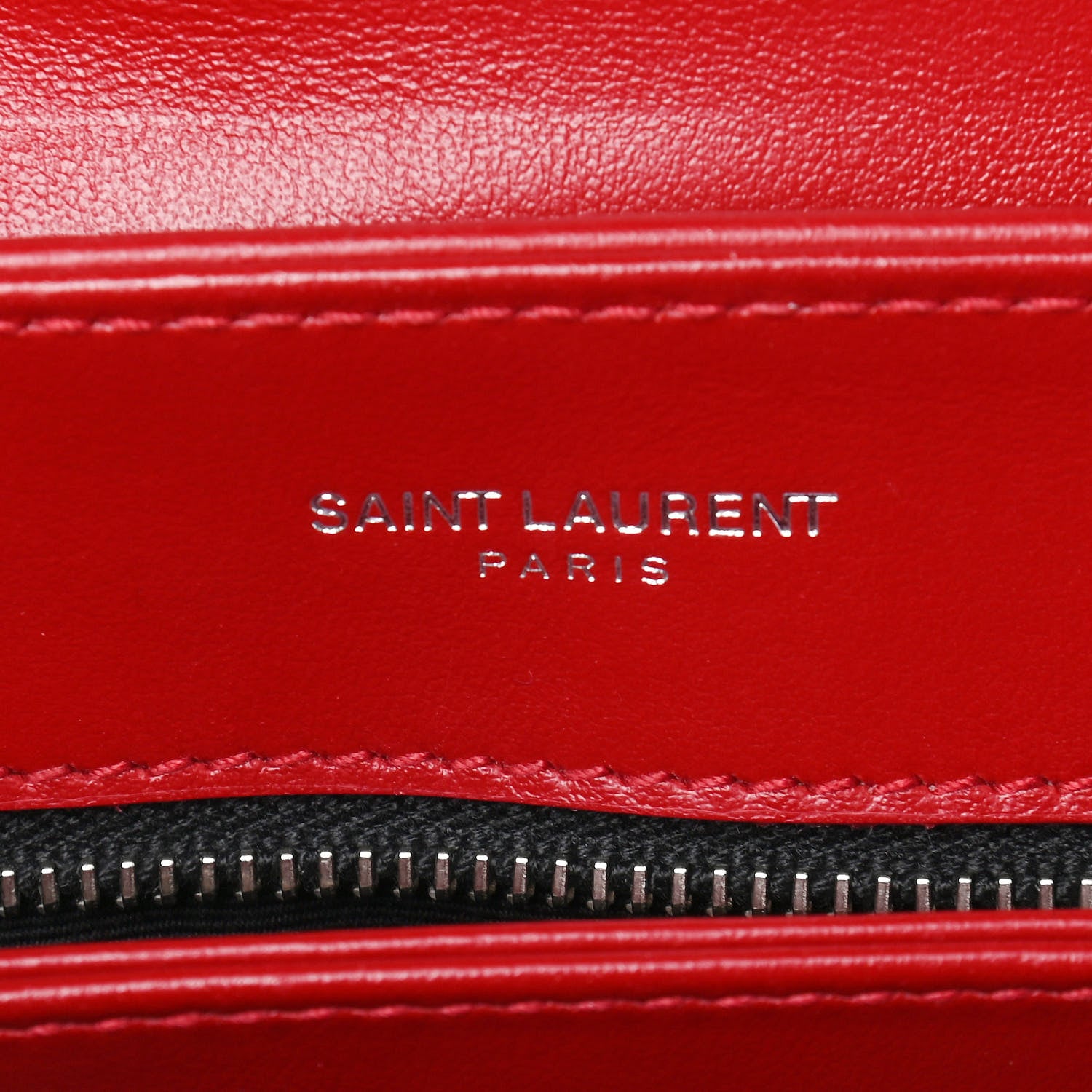 Saint Laurent Calfskin Y Quilted Monogram Toy Loulou Crossbody Bag New Lipstick 5 of 9