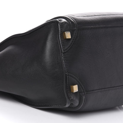 Celine Smooth Calfskin Micro Luggage Black 7 of 10