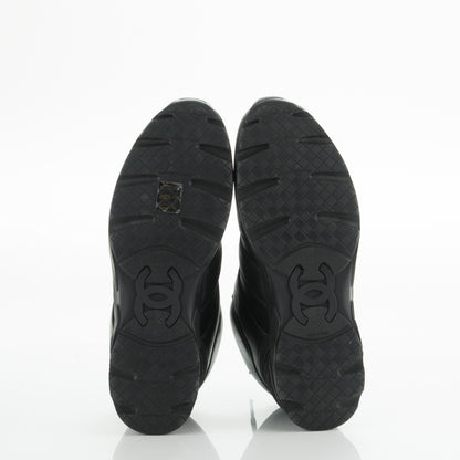 Chanel Calfskin CC Sneakers 41 Black 5 of 8
