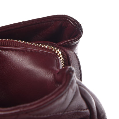 Chanel Calfskin Quilted Tote Burgundy 12 of 13
