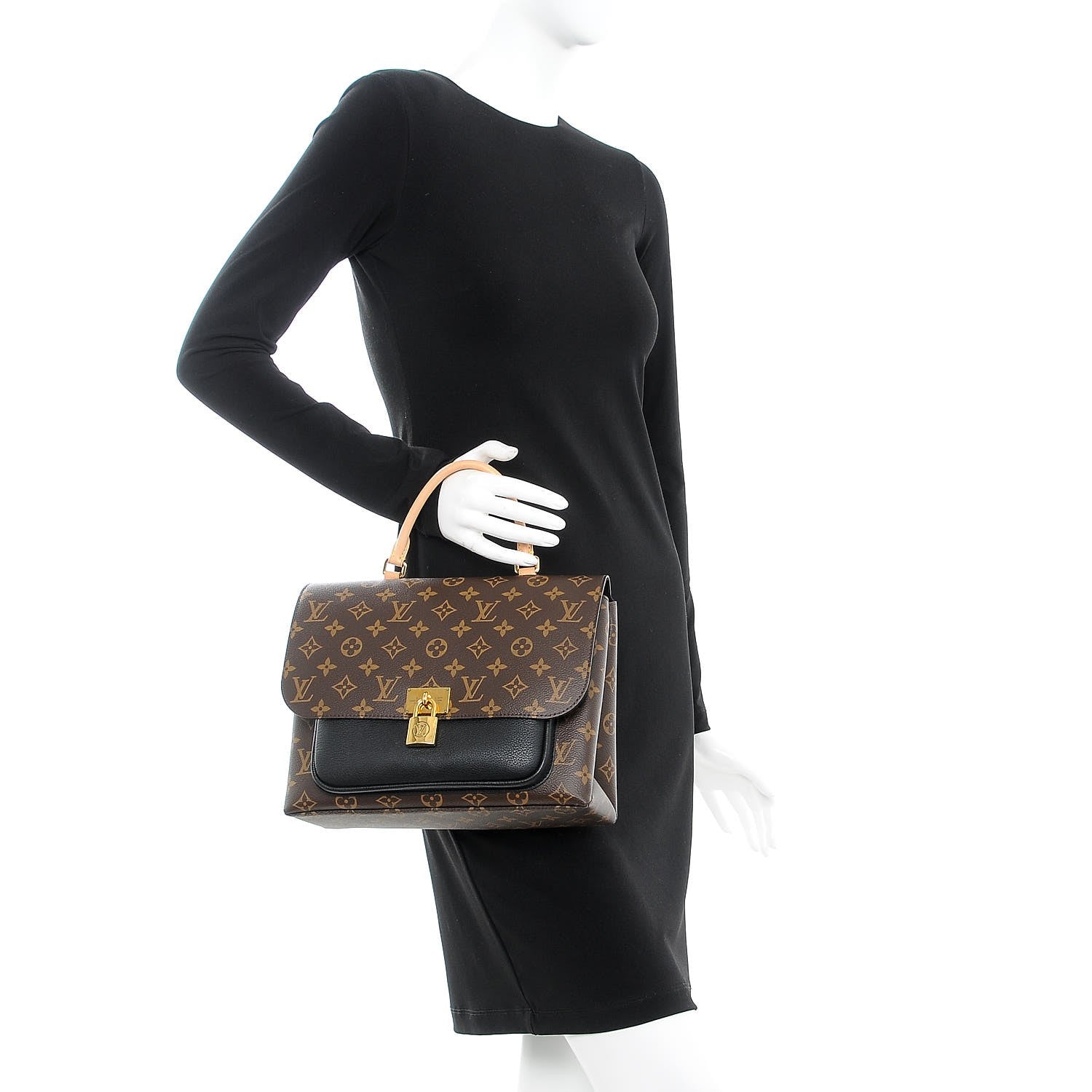 Louis Vuitton Monogram Marignan Black 3 of 8