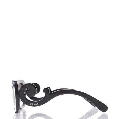 Prada Acetate Baroque Sunglasses SPR 27O Black 3 of 8