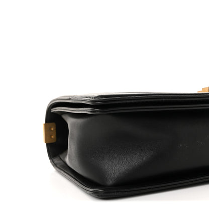 Chanel Lambskin Quilted New Medium Boy Flap Black 9 of 10