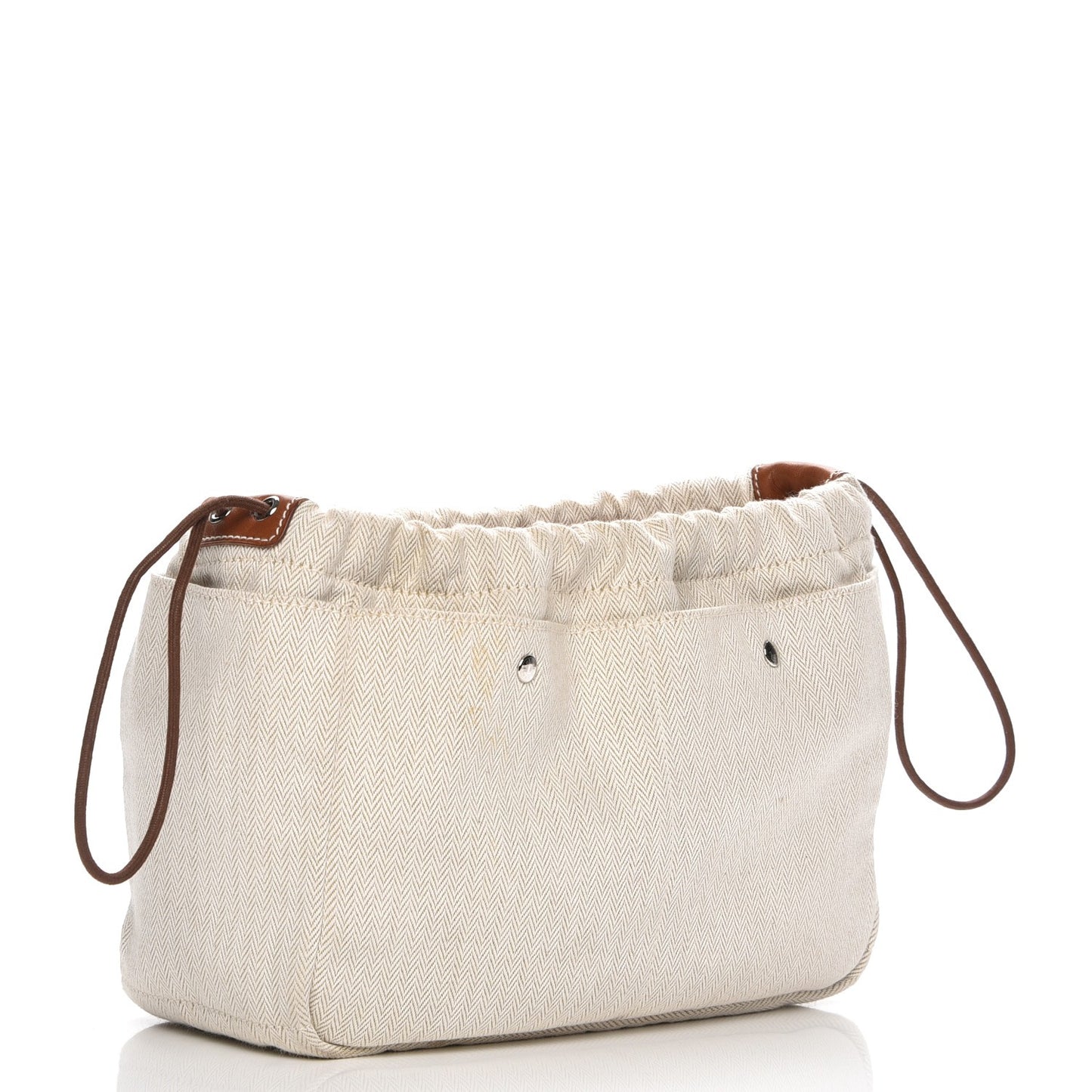 Canvas Barenia Fourbi 25 MM Pouch Naturel Fauve